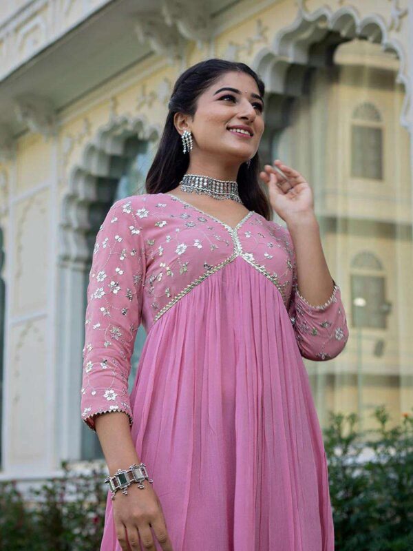 Cotton Printed Kurta with Coordinated Palazzo and Dupatta for Women(XL) - Image 6