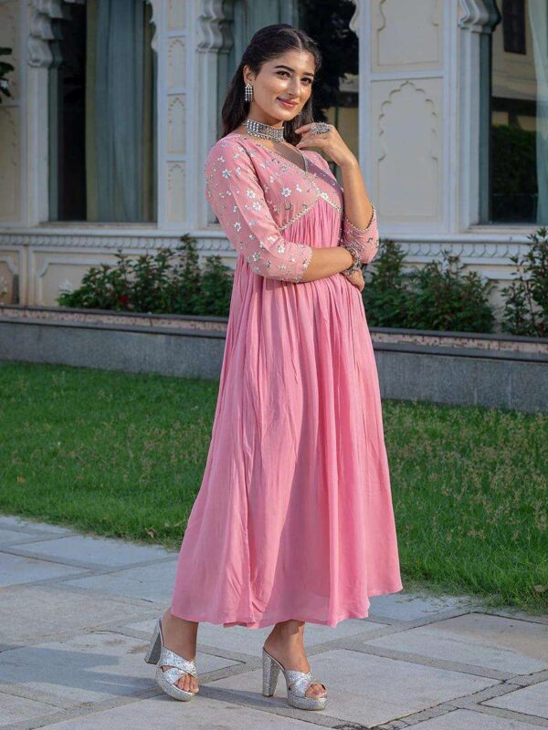 Cotton Printed Kurta with Coordinated Palazzo and Dupatta for Women(XL) - Image 5
